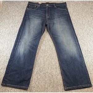 NEW Levis 541 Athletic Taper Jeans Mens 38*x30 Blue Dark Wash Denim Stretch